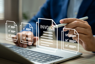 digital icons for invoicing