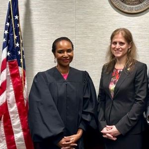 Superior Court Chief Judge Anita Josey-Herring and Associate Judge Charles J. Willoughby Jr. and Magistrate Judge Risa Berkower