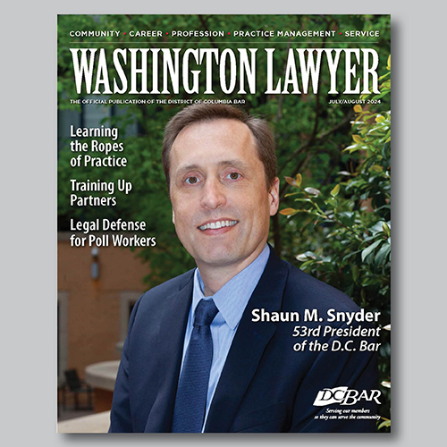 Washington Lawyer July/August 2024 Edition