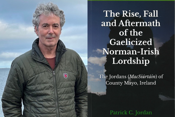 Patrick Jordan headshot and book cover