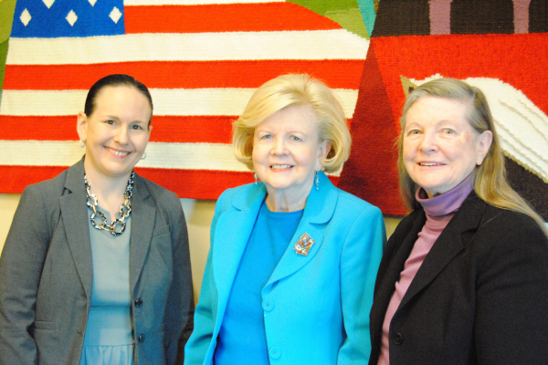 D.C. Bar Judicial Evaluation Committee Chair Kate Rakoczy with U.S. District Court Senior Judge Colleen Kollar-Kotelly and retired D.C. Superior Court Magistrate Judge Diane Brenneman.