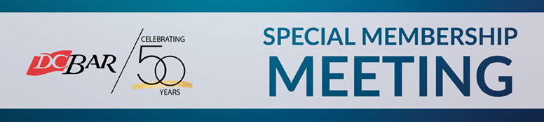 Special Membership Meeting (VIRTUAL)