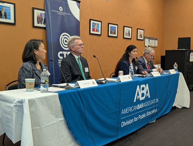 Four panelists seated