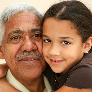 Father and daughter