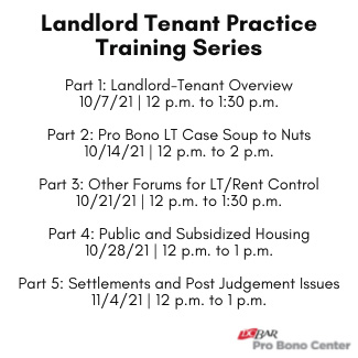 Landlord Tenant Practice Training Series
