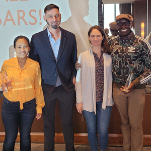 Fleur Harris, Jeremy Conrad, Susannah Buell, and John Murph