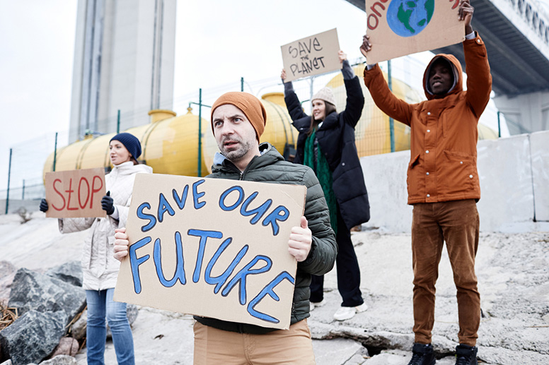 Environmental protesters