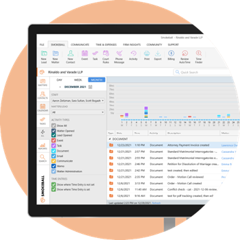 Law Practice Management Software screenshot